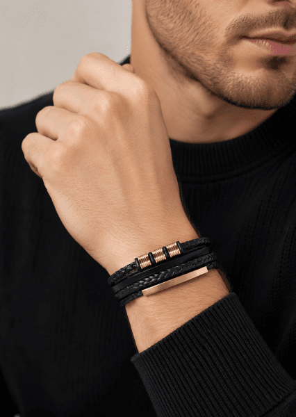 Leather Bracelet Titan Wrath