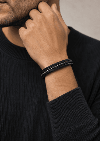 Leather Bracelet Vanguard Link