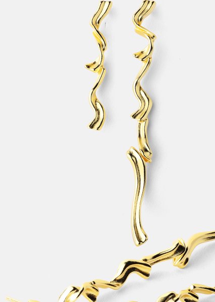 Earring Flow - 18k Gold Plated