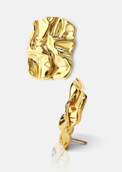 Earring Lava - 18k Gold Plated