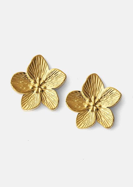 Earrings Blossom - 18k Gold Plated