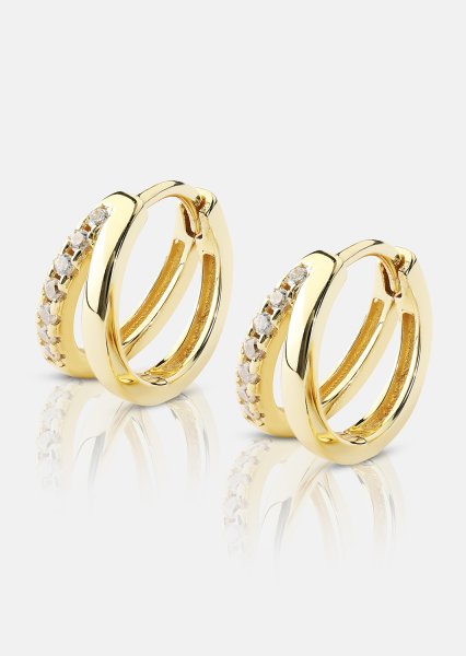 Earring Aurora Curve - 18k Gold Plated
