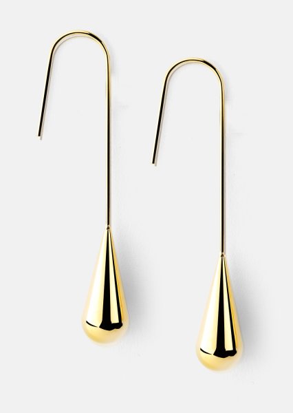 Earring Golden Drop Elegance - 18k Gold Plated