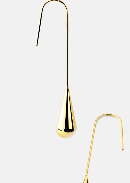 Earring Golden Drop Elegance - 18k Gold Plated