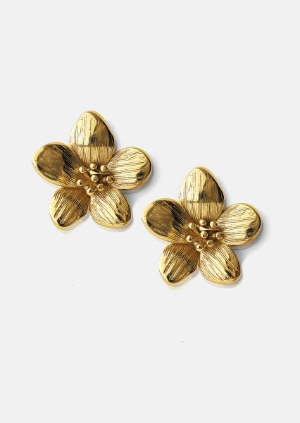 Earrings Flora Shine – 18k Gold Plated