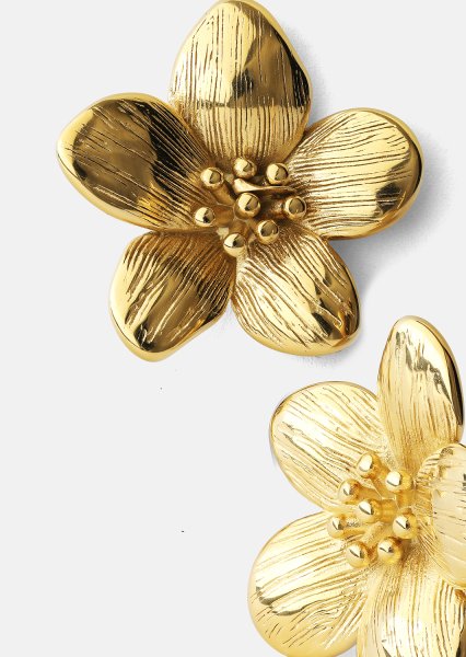 Earrings Flora Shine – 18k Gold Plated