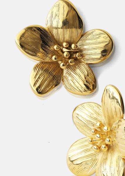 Earrings Flora Shine – 18k Gold Plated