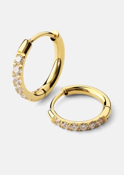 Pendant Lumira Halo - 18k Gold Plated