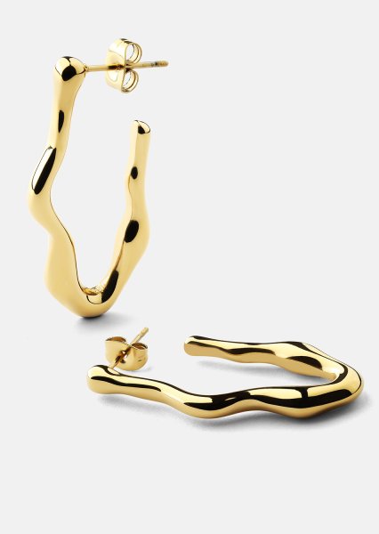 Flow Earrings – 18k Gold Plated