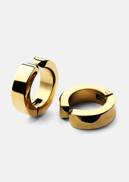 Earring Petite Hoop- 18k Gold Plated