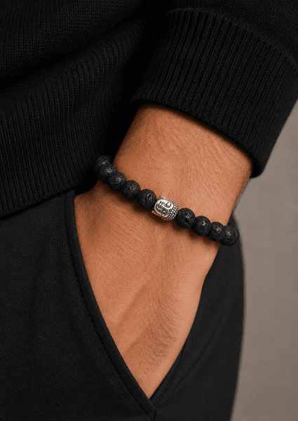 Beaded Bracelet Ebon Guardian