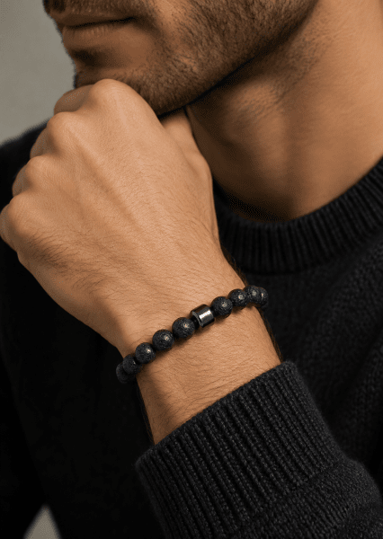 Beaded Bracelet Lava Majesty