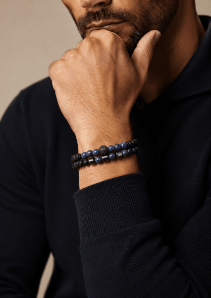 Beaded Bracelet Midnight Echo