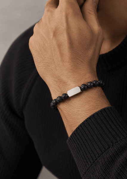 Beaded Bracelet Obsidian Legacy