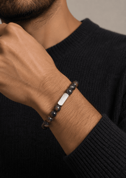 Beaded Bracelet Onyx Fusion