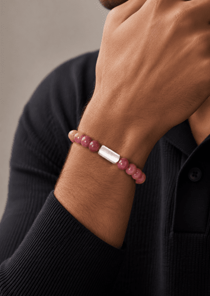 Beaded Bracelet Rosy Edge
