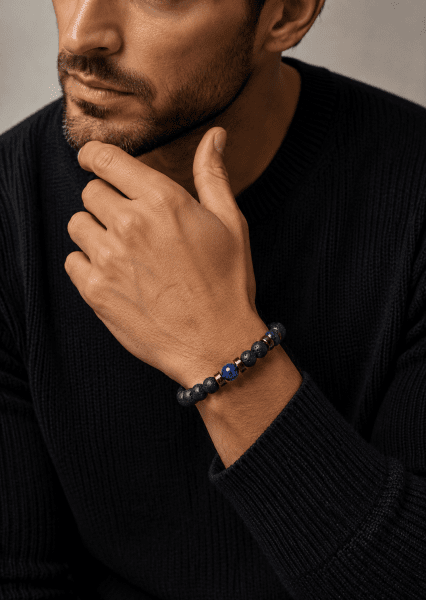 Beaded Bracelet Sable Echo