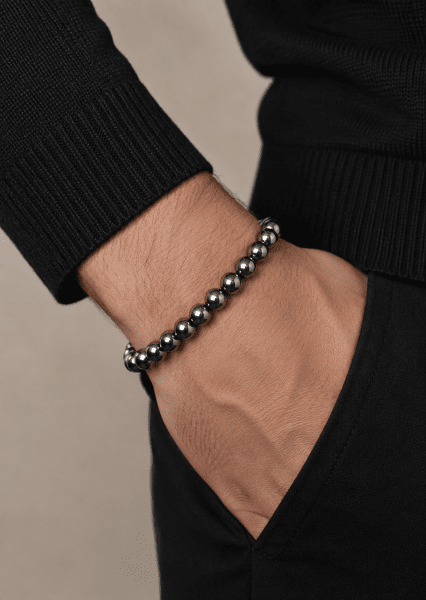 Beaded Bracelet Titan Gleam