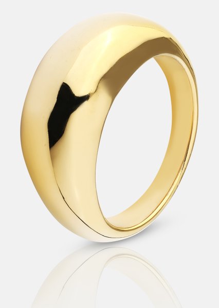 Golden Bold Ring - 18K Gold Plated