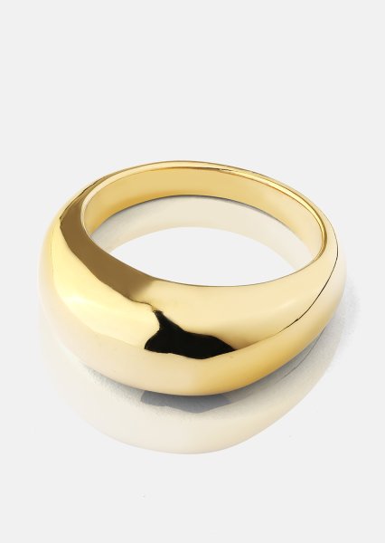 Golden Bold Ring - 18K Gold Plated