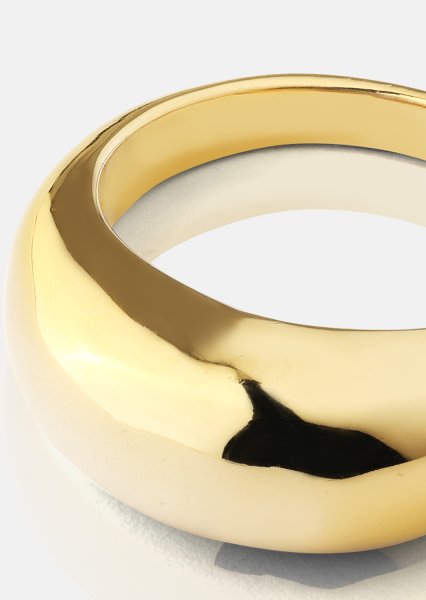 Golden Bold Ring - 18K Gold Plated
