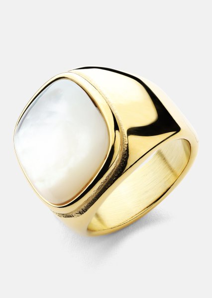 Ring Blanche - 18k Gold Plated