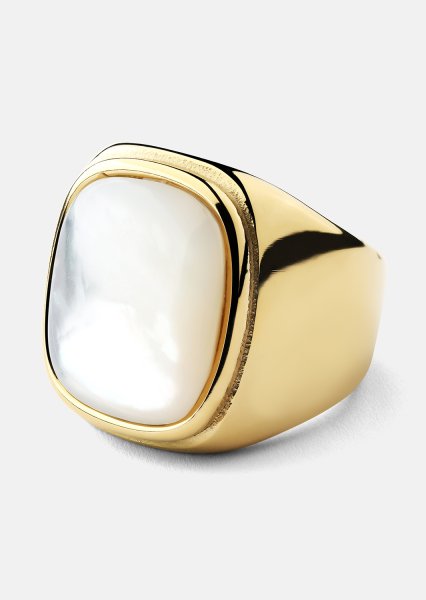 Ring Blanche - 18k Gold Plated