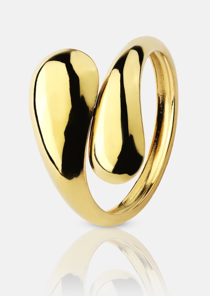 Ring Bold Drops - 18k Gold Plated