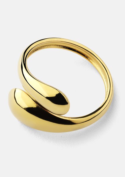 Ring Bold Drops - 18k Gold Plated