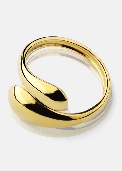 Ring Bold Drops - 18k Gold Plated