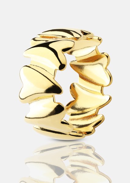 Ring Heartglow - 18k Gold Plated
