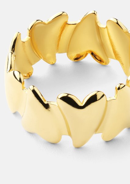 Ring Heartglow - 18k Gold Plated