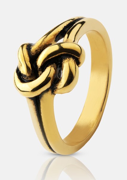 Ring Knot - 18k Gold Plated