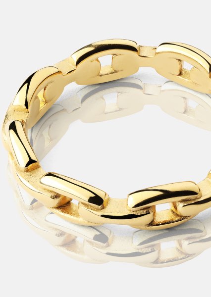Ring Bold Chain - 18K Gold Plated