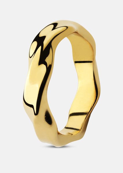 Ring Flow - 18k Gold Plated