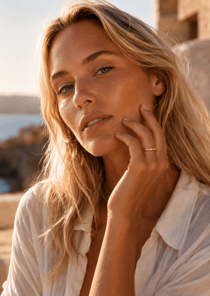 Ring Halo - 18k Gold Plated
