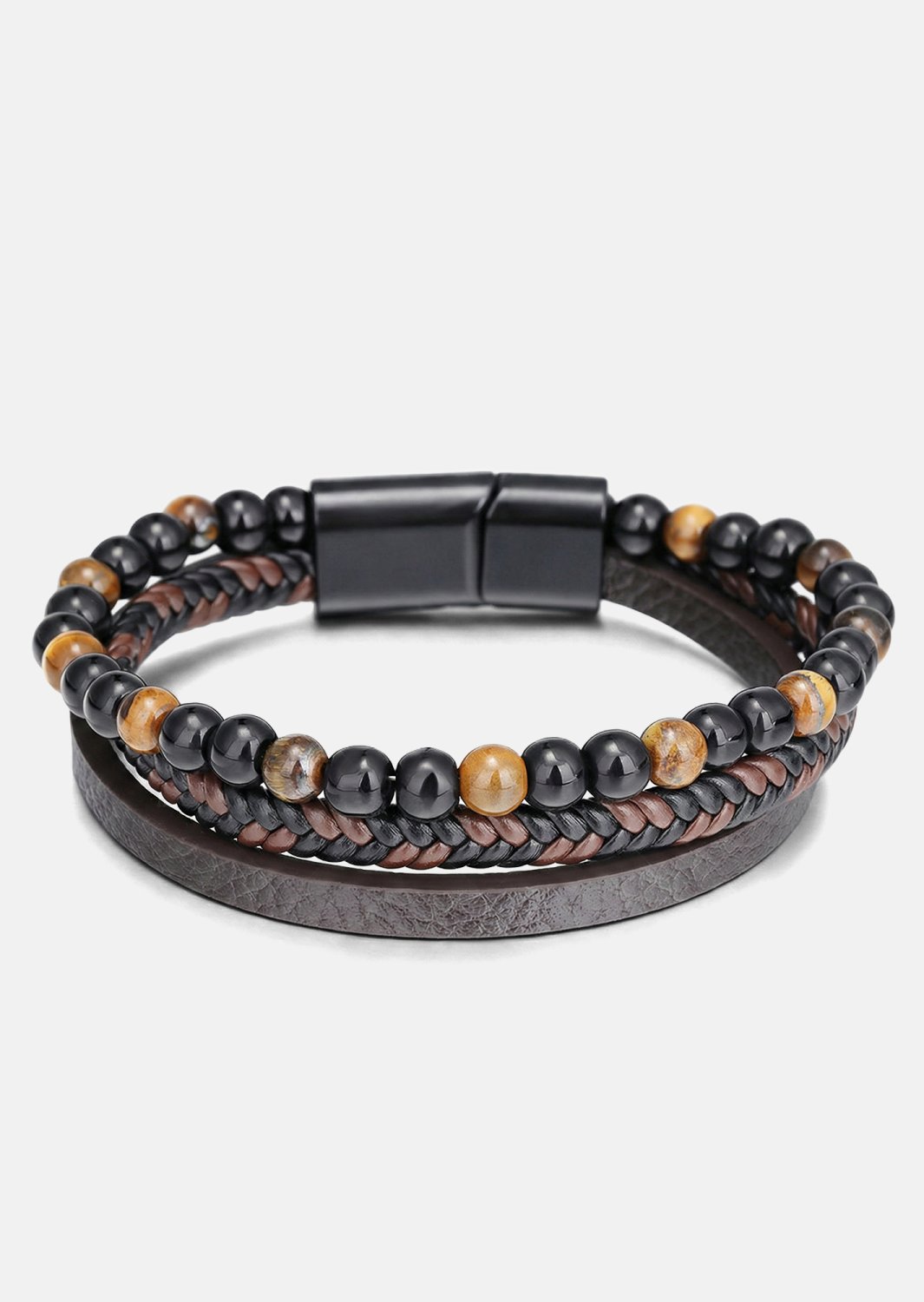 Leather Bracelet Raven Bond