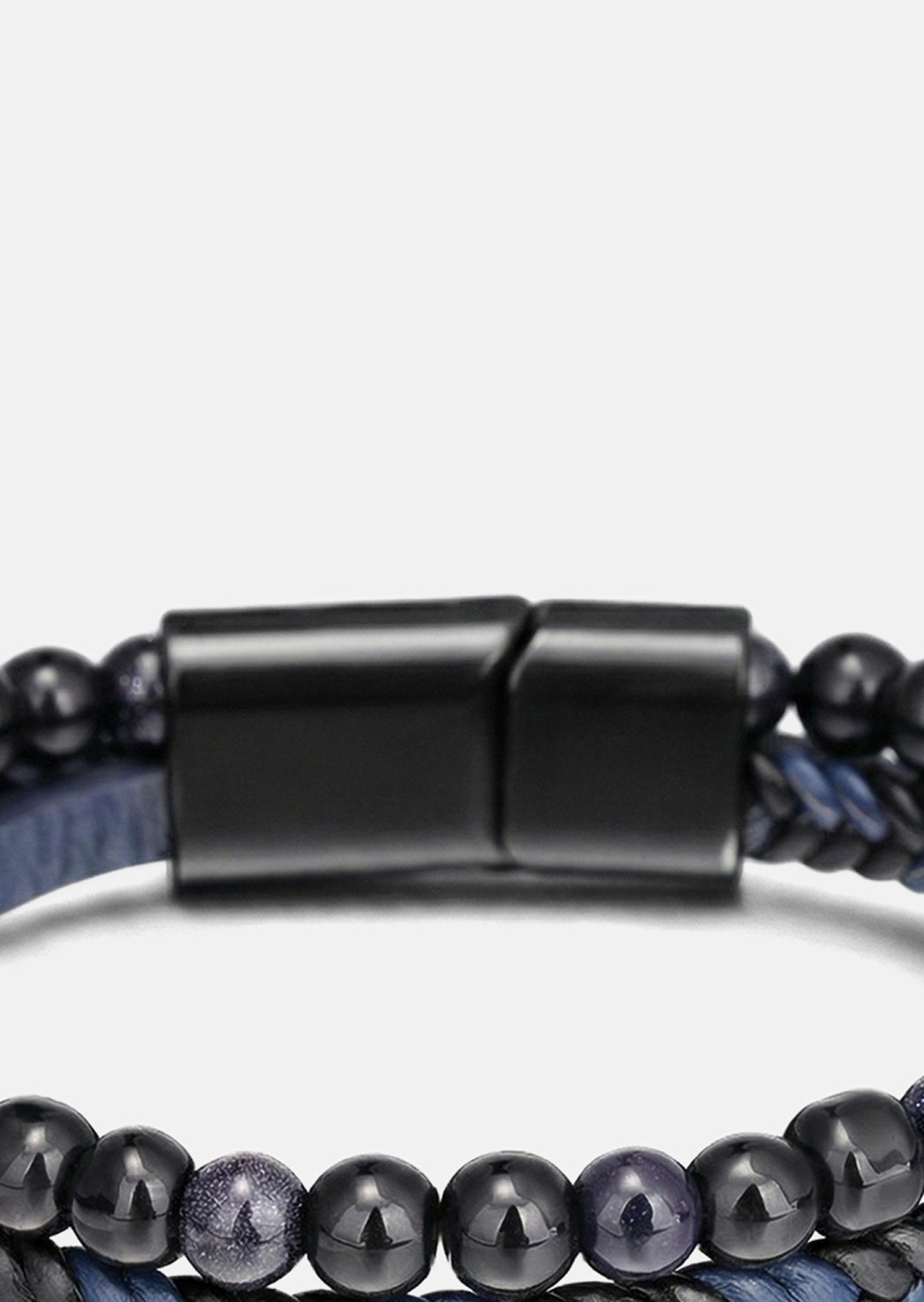 Leather Bracelet Cobalt Stride