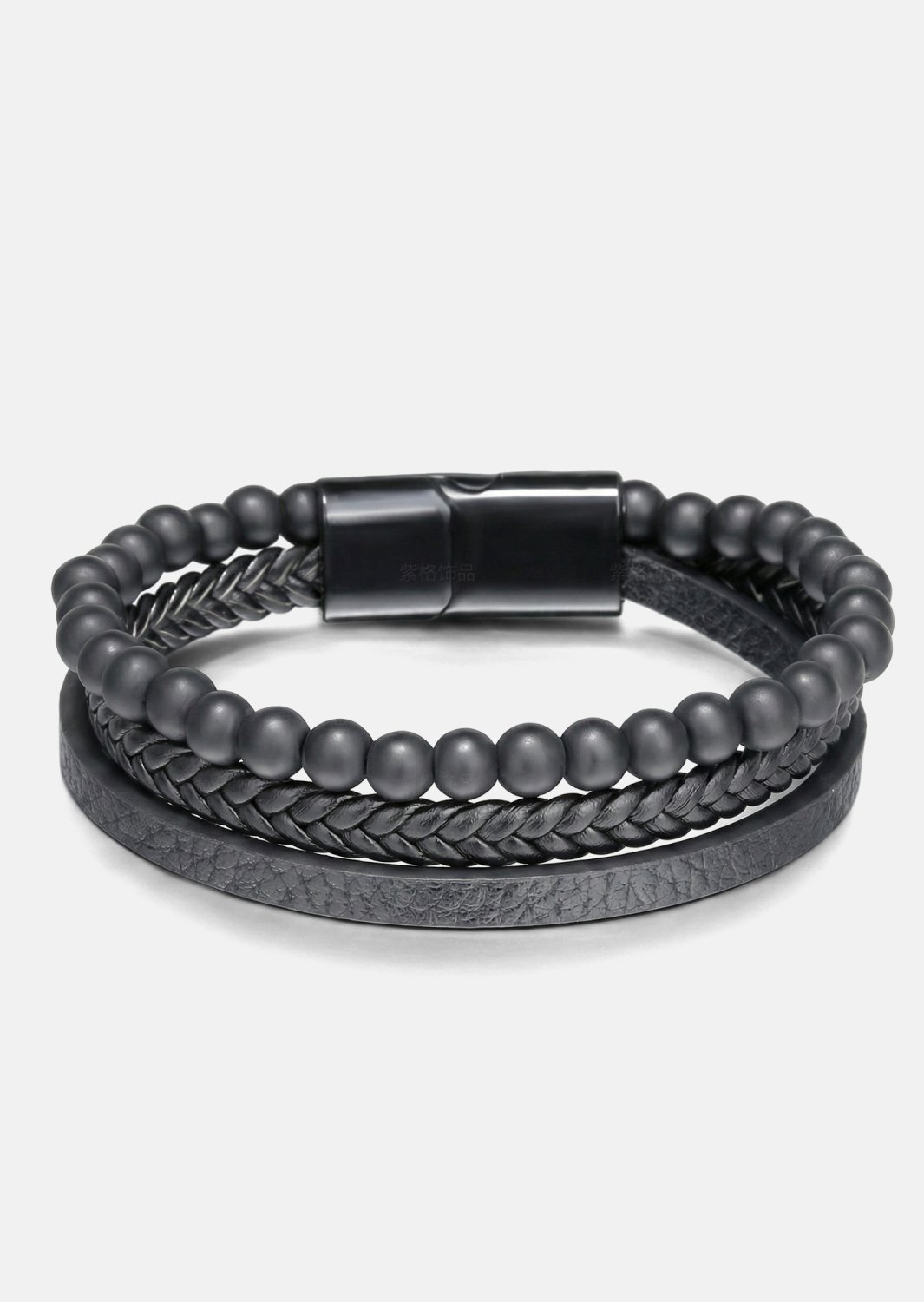 Leather Bracelet Raven Forge