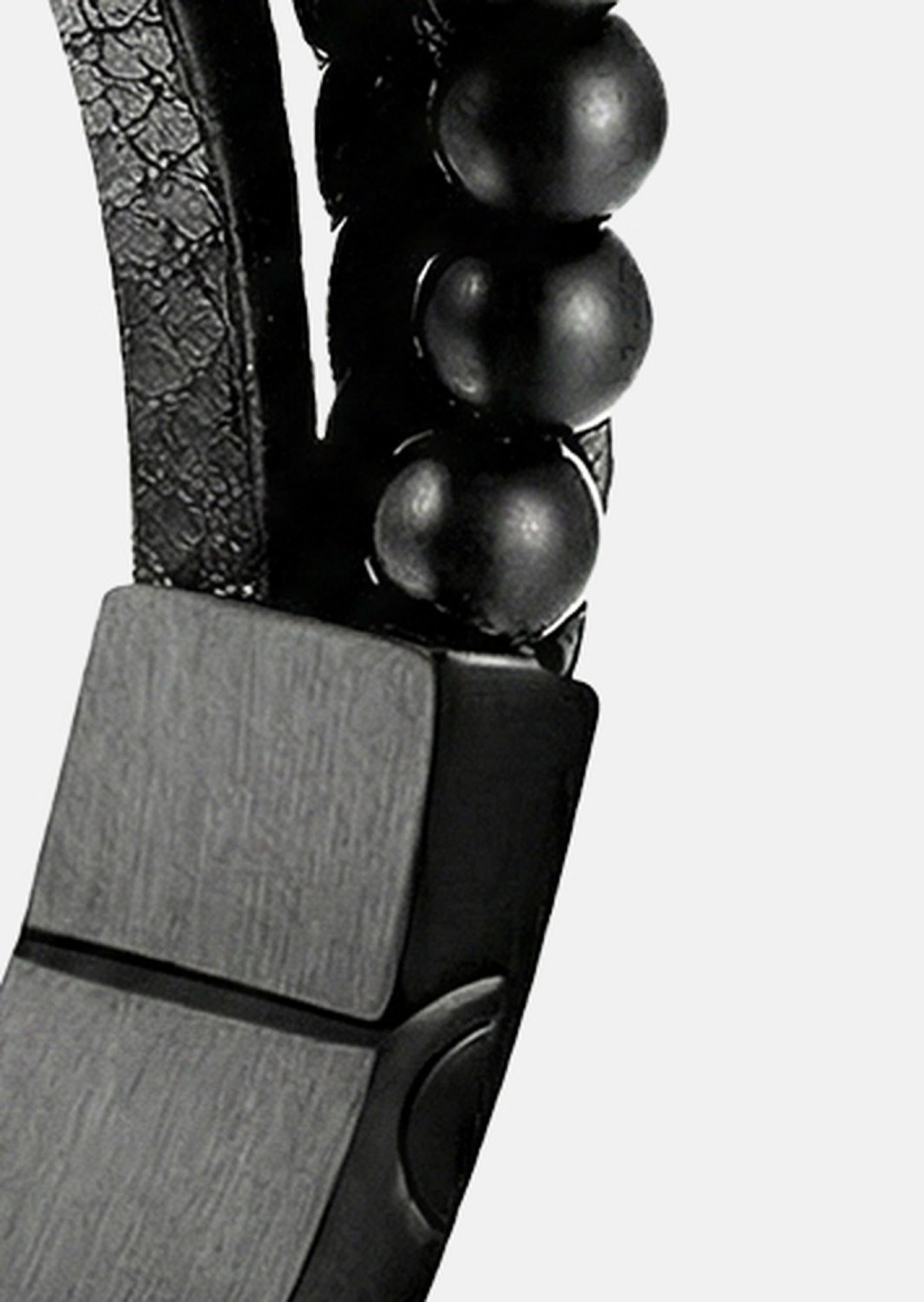 Leather Bracelet Noble Noir