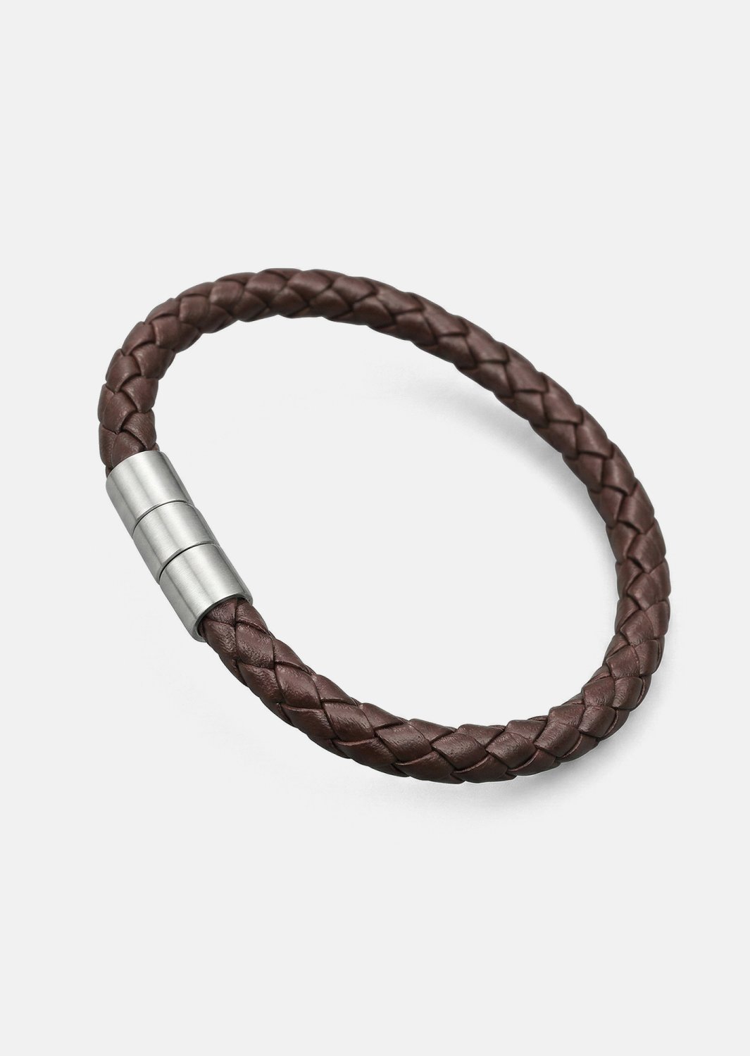 Leather Bracelet Iron Weave