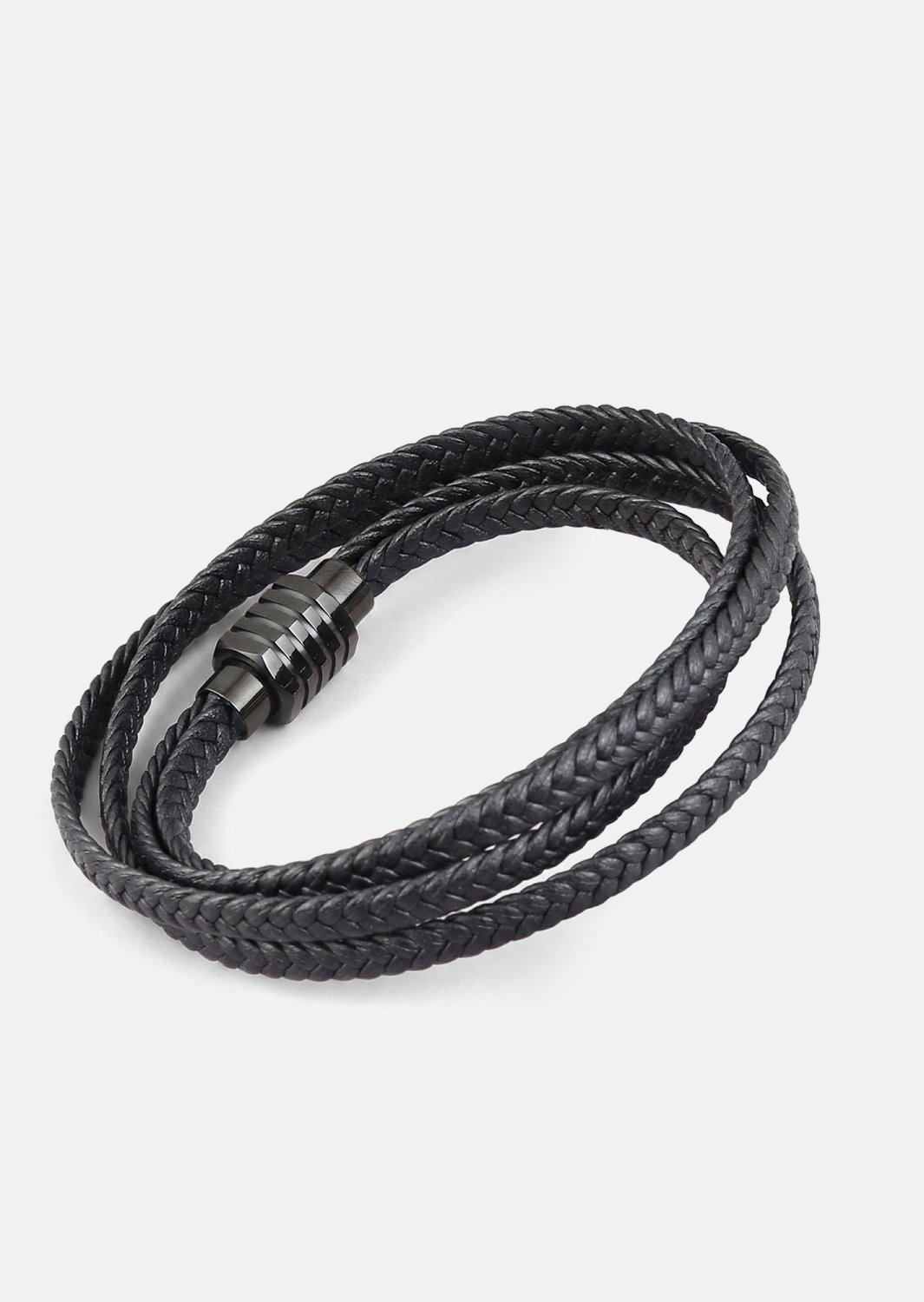 Leather Bracelet Raven Crest