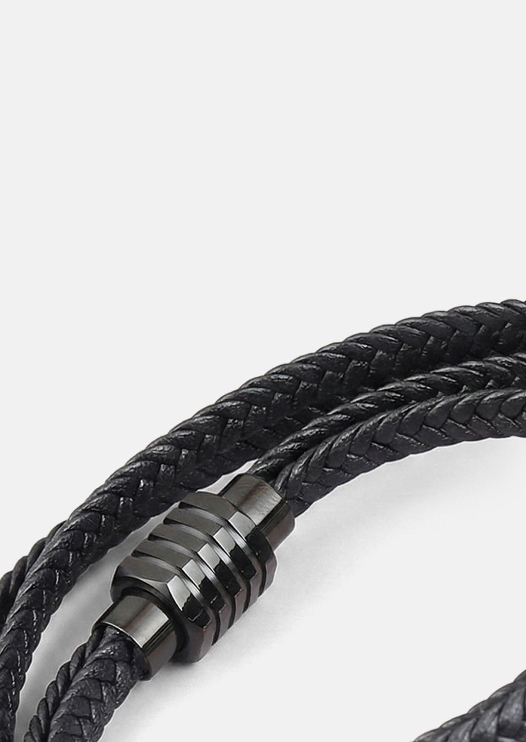 Leather Bracelet Raven Crest