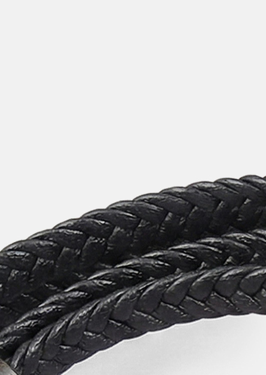 Leather Bracelet Raven Crest
