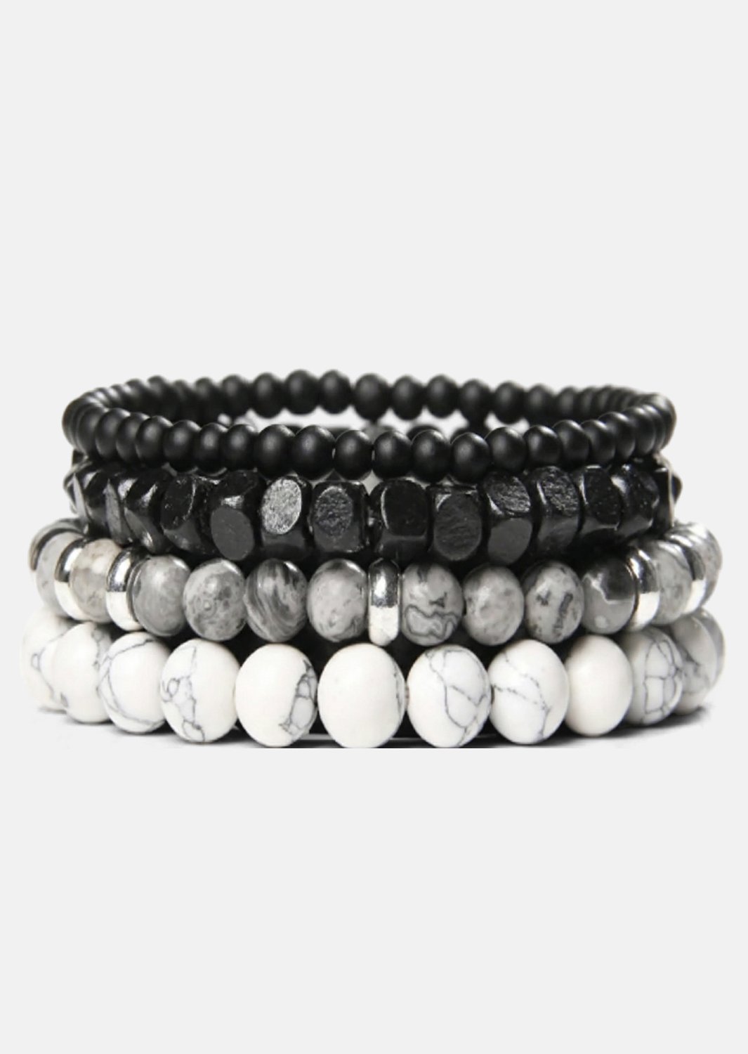 Beaded Bracelet Obsidian Nexus
