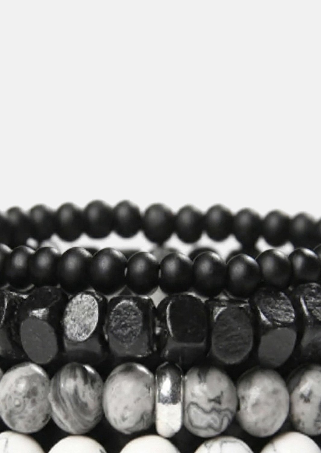 Beaded Bracelet Obsidian Nexus