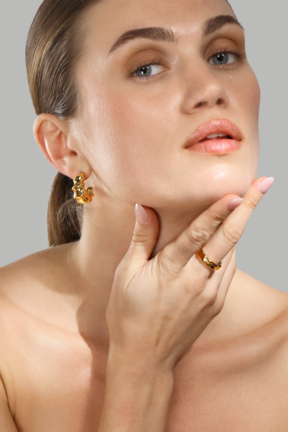 Earrings Gaia – 18k Gold Plated