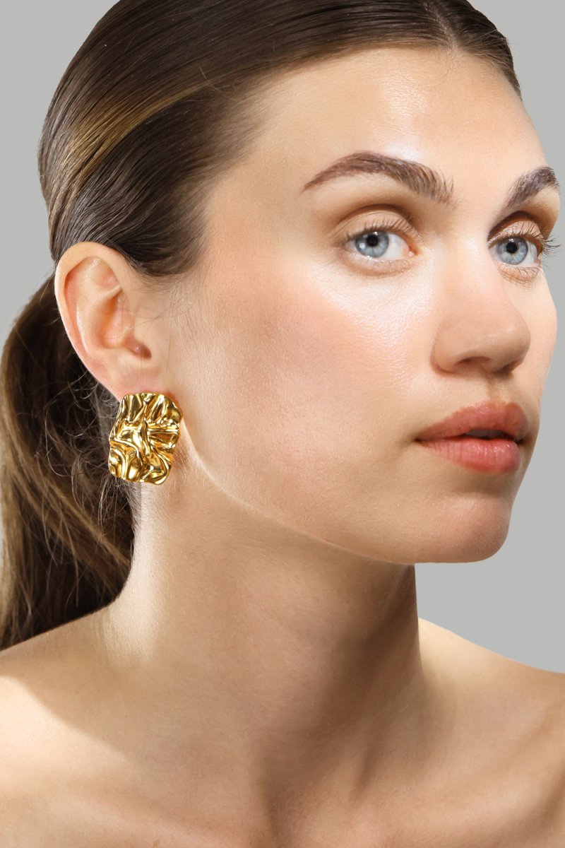 Earring Lava - 18k Gold Plated