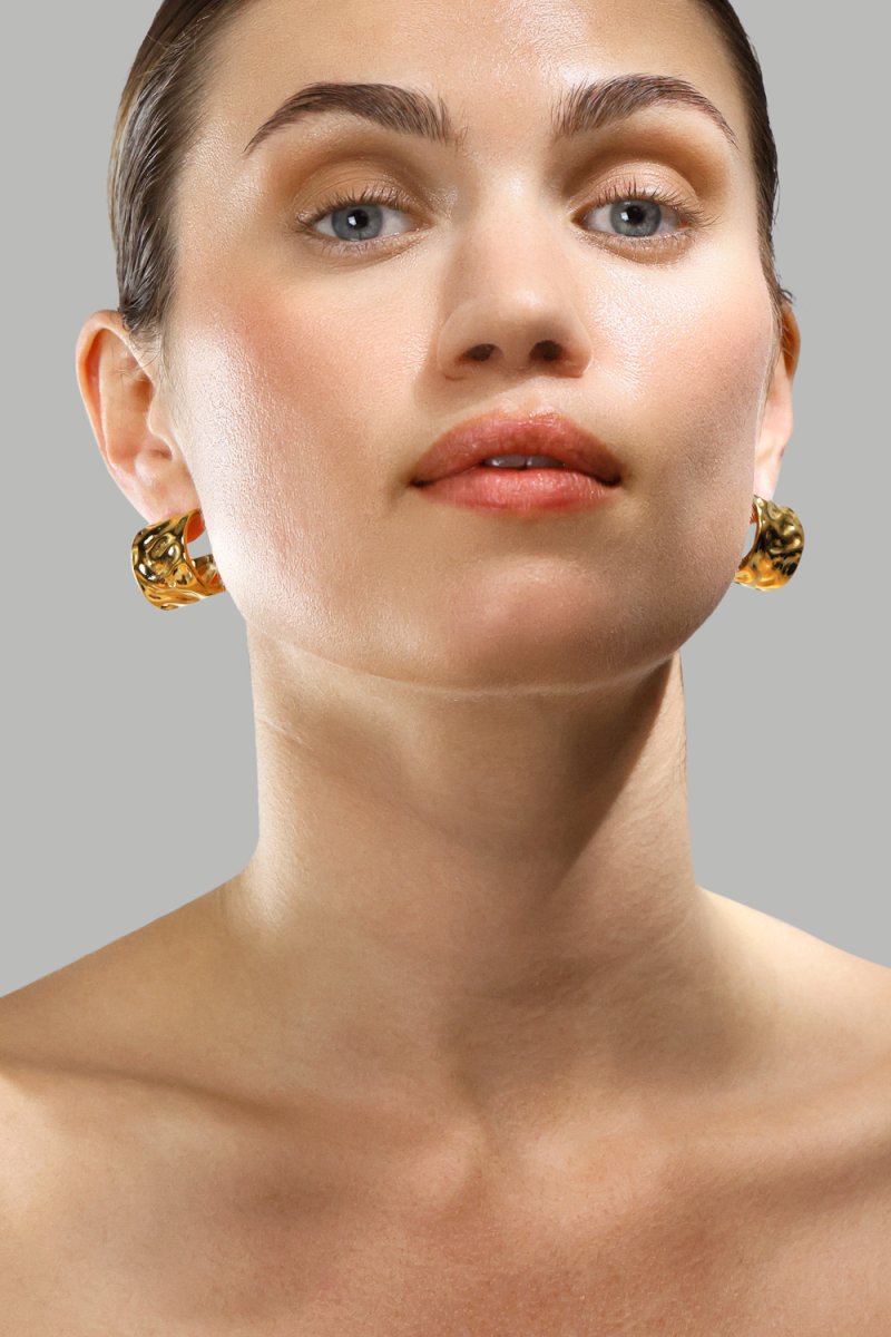 Earrings Luna - 18k Gold Plated