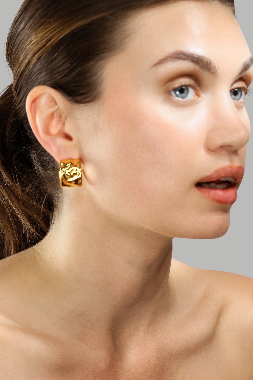 Earrings Luna - 18k Gold Plated